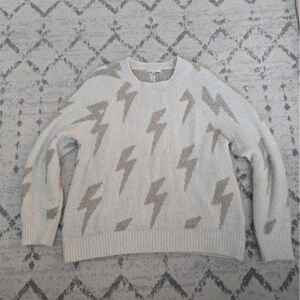 Z Supply beige and cream sweater